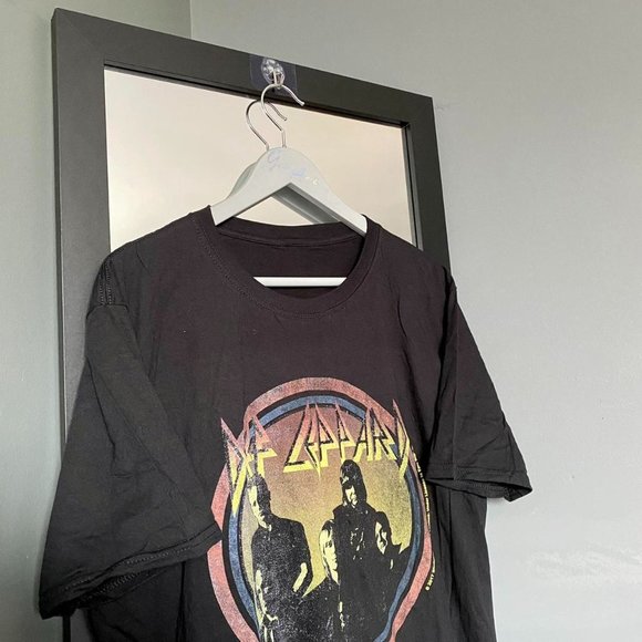 Gildan DEF LEPPARD Band T-shirt, Men's L size /eaa472219